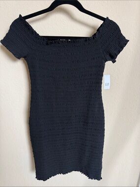 NWT $70 Gap off the shoulder bodycon mini dress sz XSP